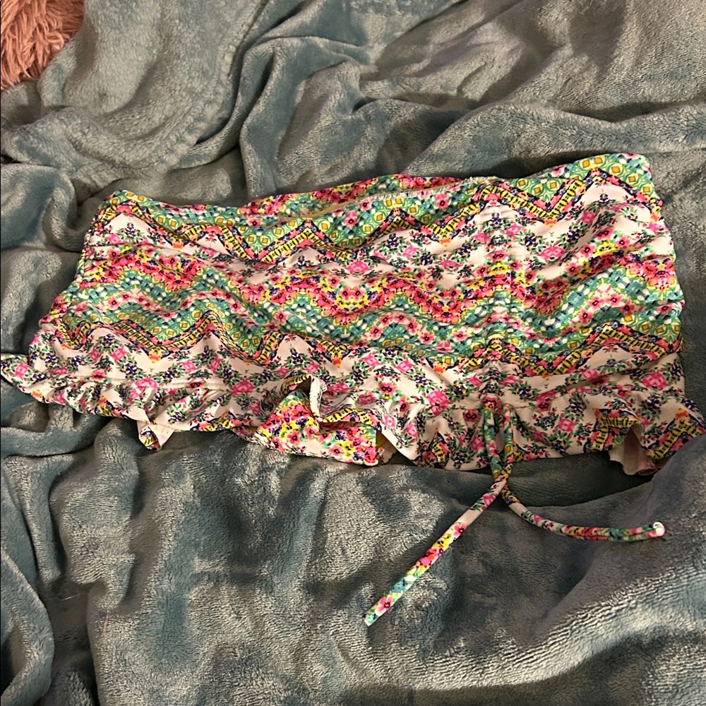 Jessica Simpson Multicolor Floral Bikini bottom Pink, Green, Yellow